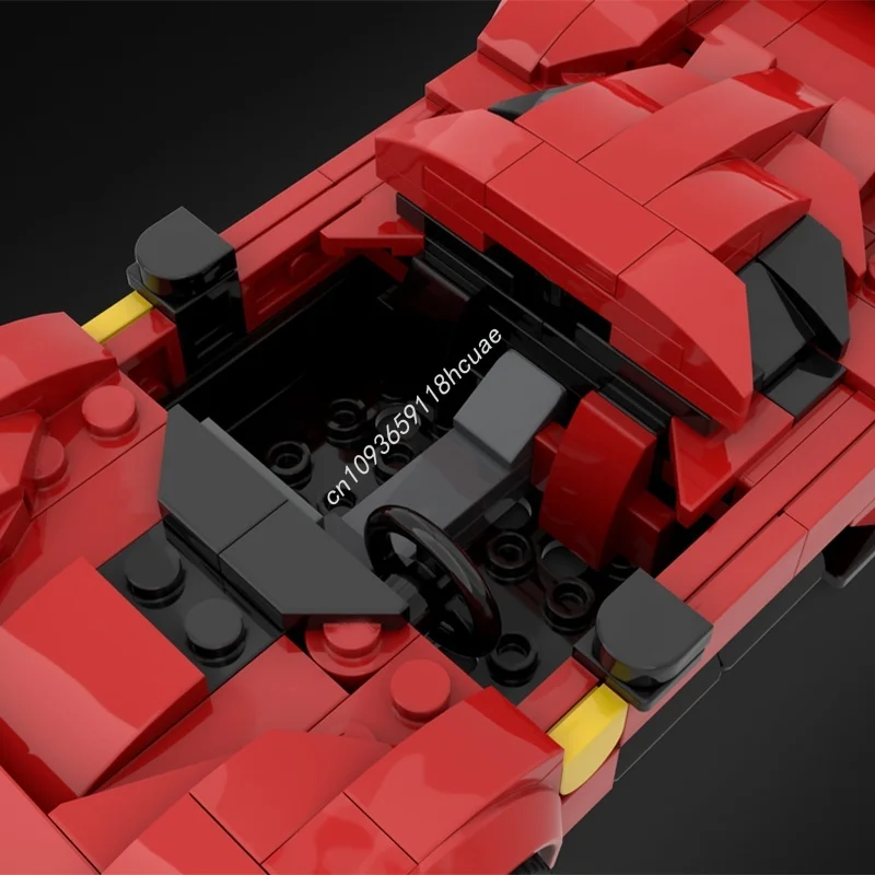 284 elementy MOC Ferrariesd City Champions Model Klocki Konstrukcyjne Architektura Kreatywny Pomysł na Prezent Świąteczny Zabawka Edukacyjna Klocki dla Dzieci