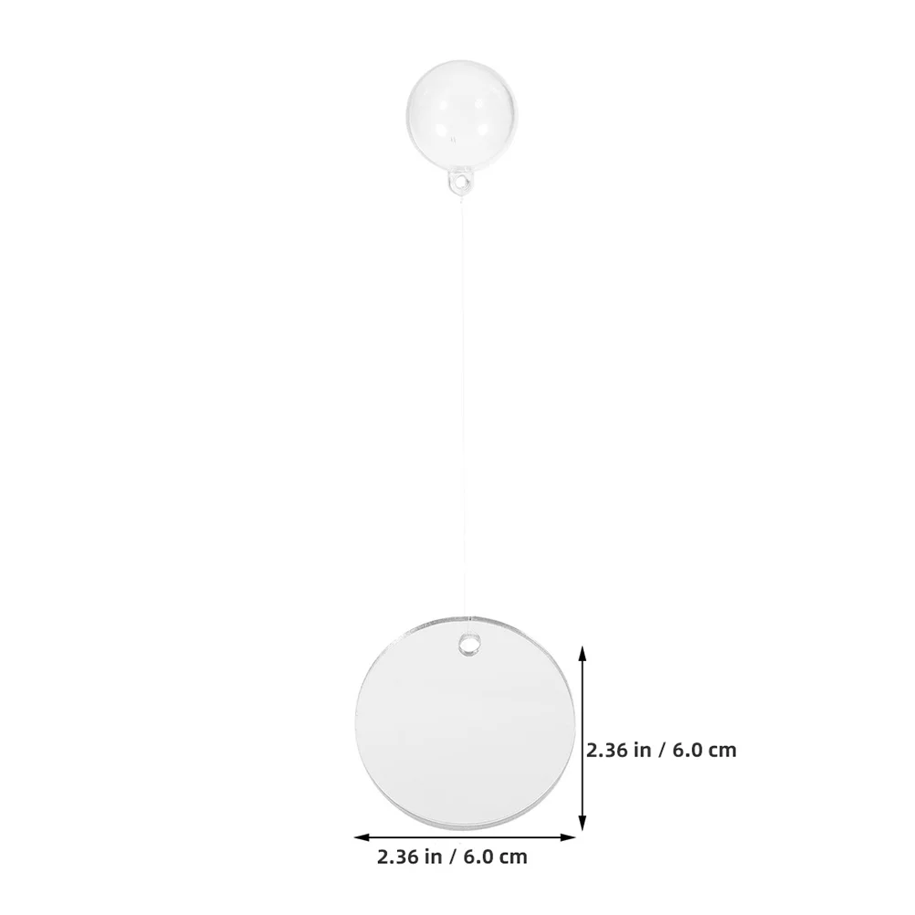 1 قطعة مرآة تدريب بيتا على الوجهين كرة طافية خزان الأسماك أداة التمرين حوض السمك ديكور بيتا الأسماك الملحقات