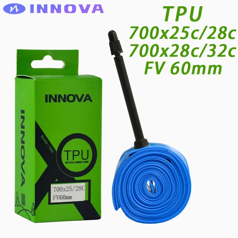 INNOVA Original TPU FV60mm Presta Valve 700x25/28c 700x28/32c Super Light Bicycle Inner Tube for Road Bike Cycling Parts