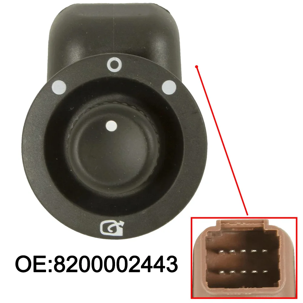 8200002443 OEM Power Mirror Switch As Shown In The Figure Automotive Mirror Adjustment Tool Power Mirror Switch