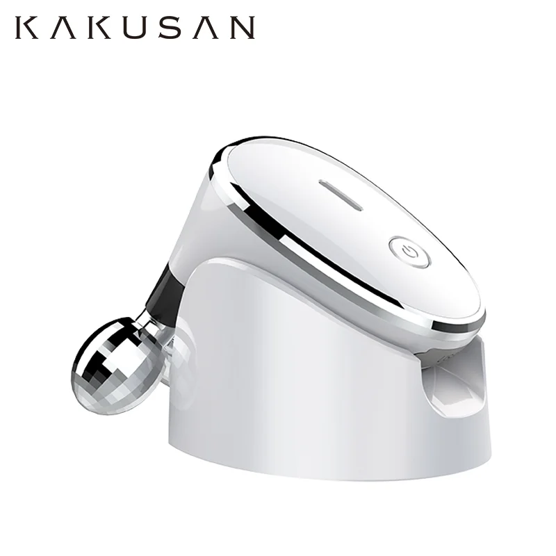 KKS EMS Mesin Pengencang Leher Arus Mikro Wajah Pengangkat Bentuk V Rol Kecantikan Pelangsing Wajah Perangkat Kecantikan Penghilang Kerut