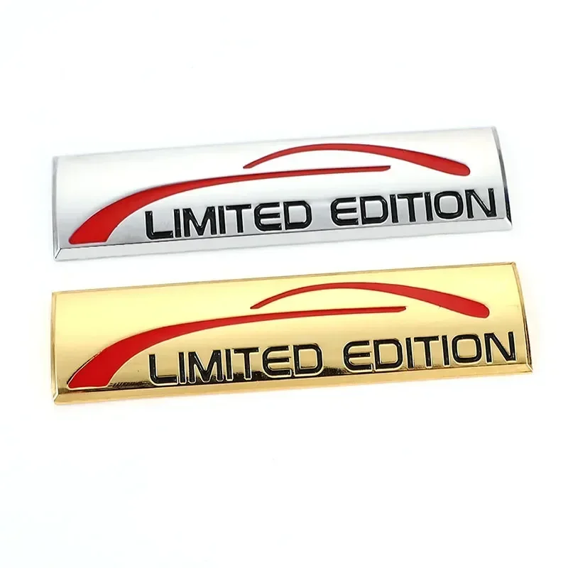 QA 3D Metal Car Sticker Chrome Limited Edition Emblem Badge Decal for BMW Audi Honda Opel Lada Toyota Chevrolet Hyundai Ford Yam