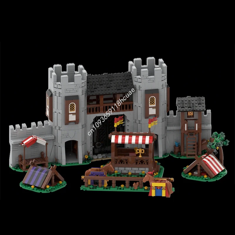

2423pcs MOC medieval tournament Castle Building Blocks Constructing Plastic Educational Creative Christmas toy Gift