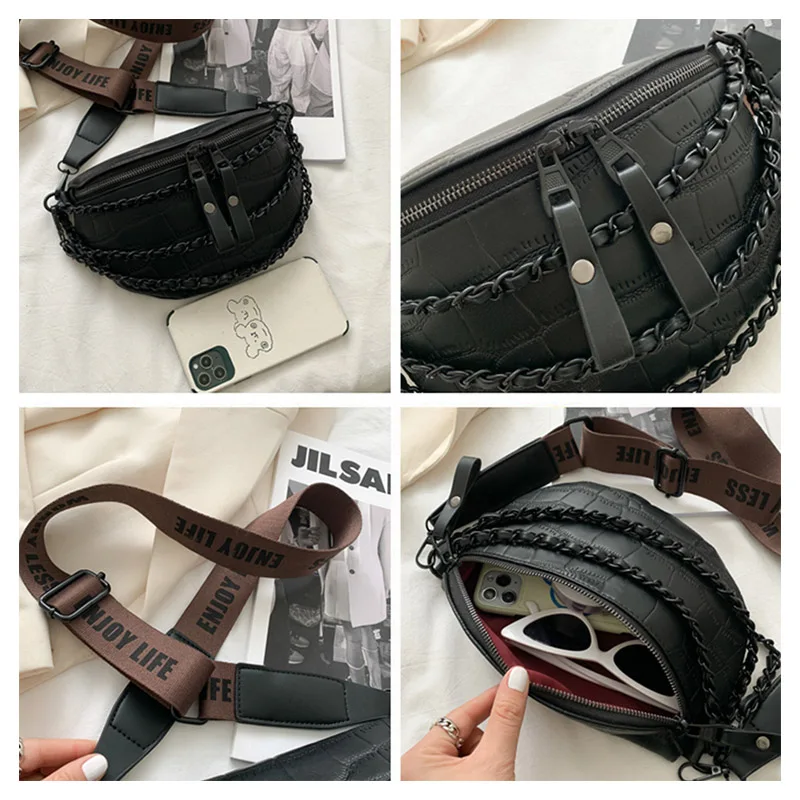 fashion Brand Women Crossbody Chest Bag soft Leather Waist Bag Luxury ladies Shoulder Bags Phone Packs Designer Chest Pack Purse