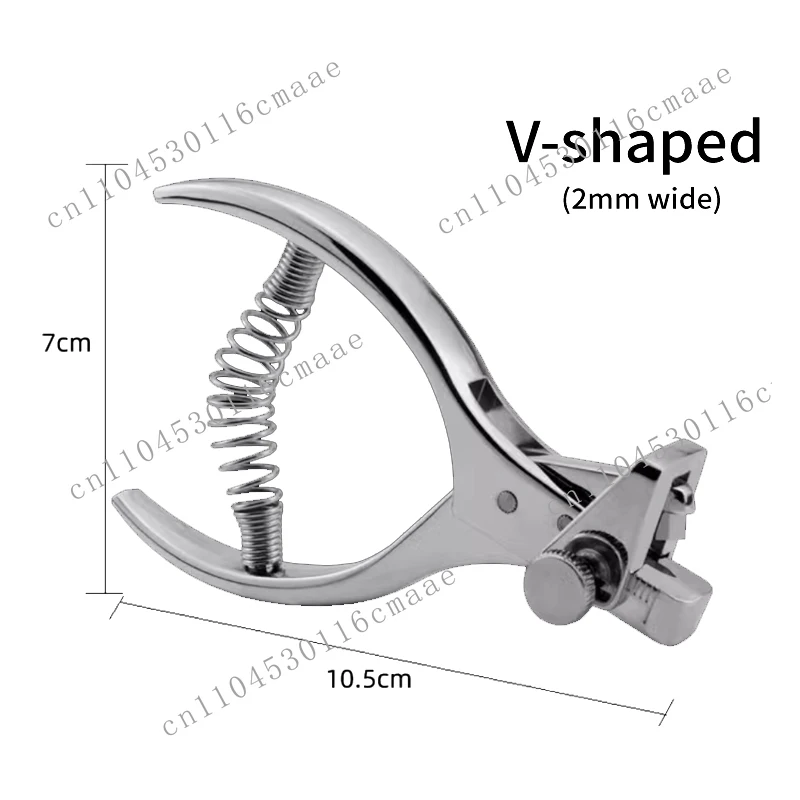 V-shaped 2mm clearance machine and packaging bag punching machine 2mm cutting clamp holes