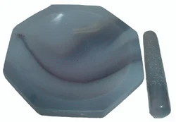 5インチ瑪瑙乳鉢と乳棒付きの実験室用自動瑪瑙乳鉢粉砕機