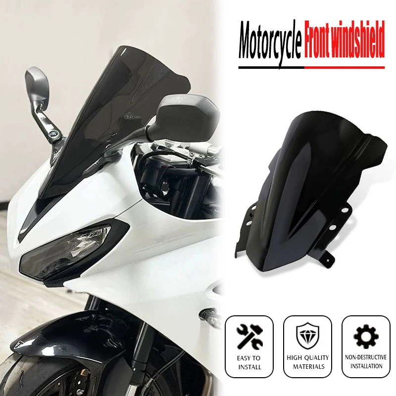 

For Daytona660 660 Daytona Motorcycle Rise Windscreen Windshield Wind Deflectors Shield Protector Daytona660 2024+