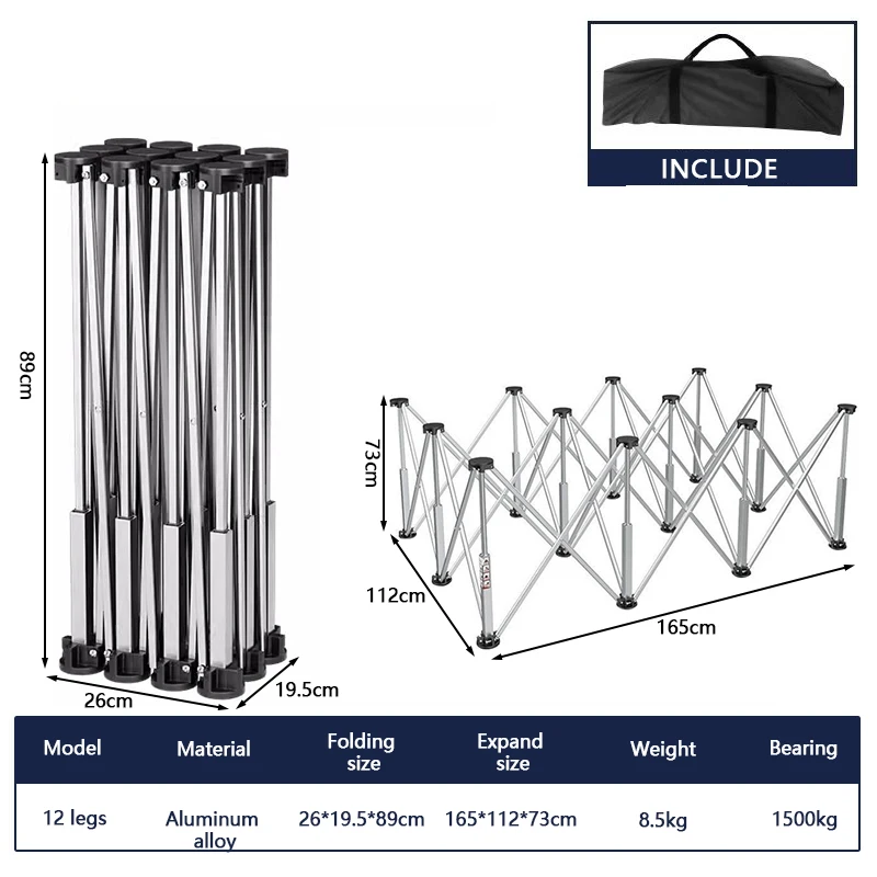 거미 다리 작업대 목공 텔레스코픽 작업대 스테인레스 스틸 다기능 브래킷 접이식 대담한 두꺼운 작업대