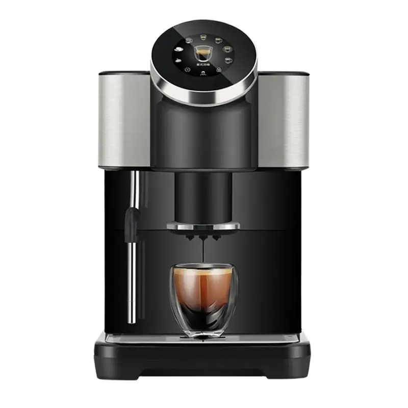 Rotary Touch Screen Coffee Maker Grind Adjustment Concentration Temperature Adjustment Remote connectivity Espresso machine