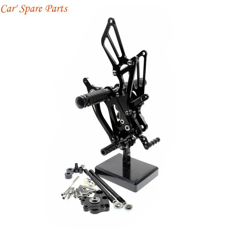 

Y4UA Motocross Footrests Rearset Compatible for CBR600RR 2003-2022 Mountain Cycling Rear Set Adjustable Foot Pegs Rest Pedal