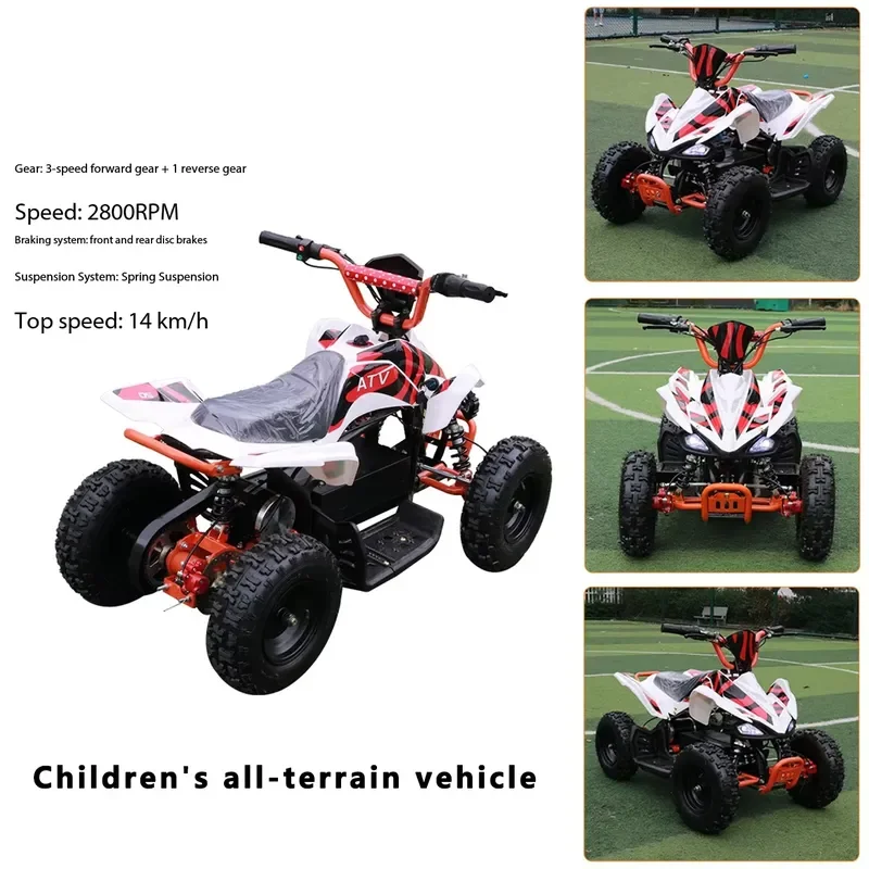 New Model Children's Electric Mini Mars Beach Go-Kart Four-Wheel Off-Road ATV with Chain Drive Engine 196cc