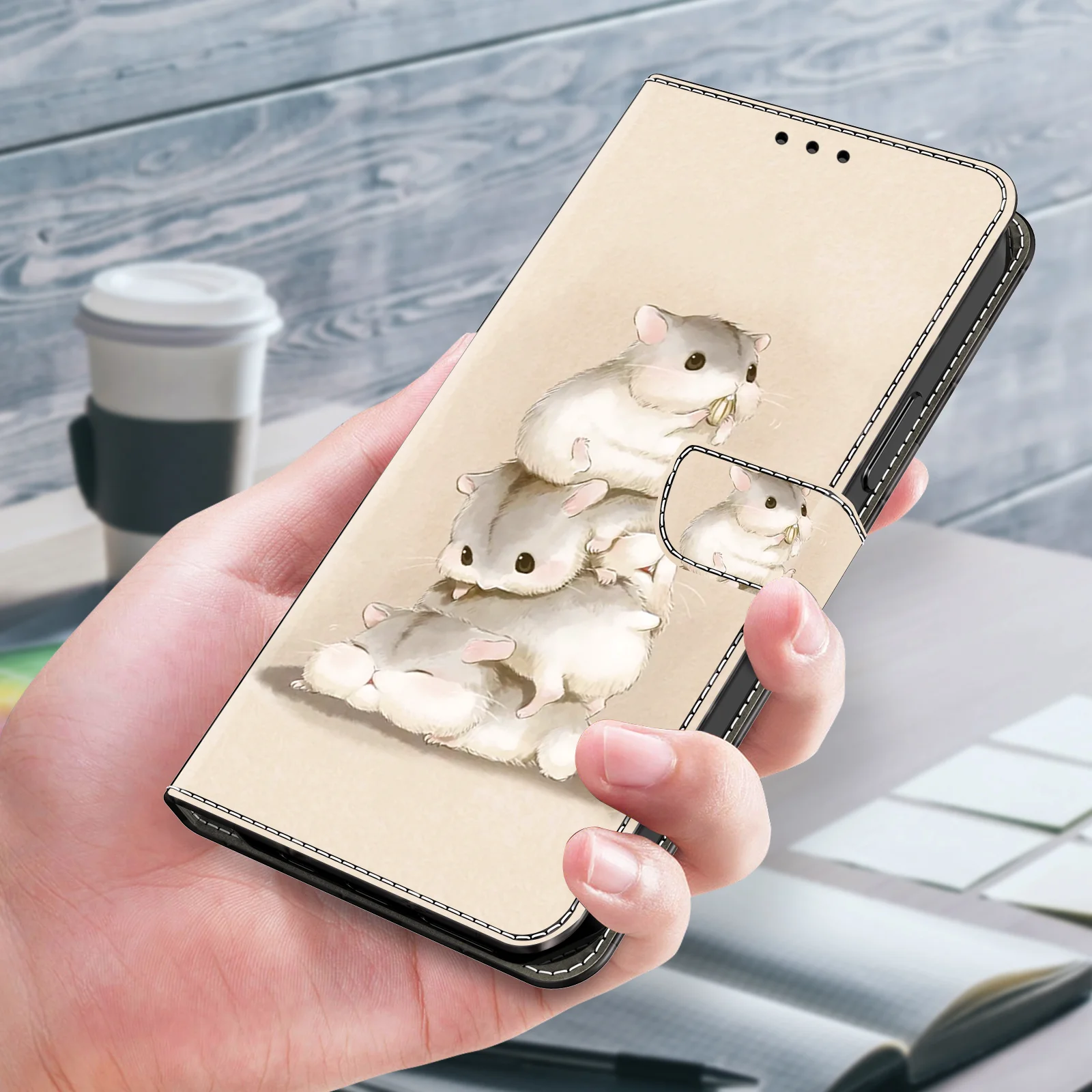 3D Magnetische Flip Leder Brieftasche Fall Für iPhone 17 16 15 14 13 12 11 X Xr Xs 8 7 6 6s Se2 Se3 2022/20 Mini Air Plus Pro Max – Detail 12