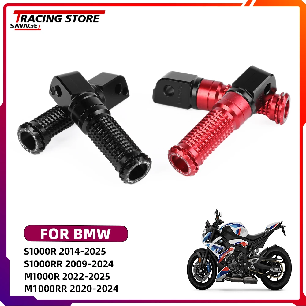 

Rear Footpegs Pedal For BMW HP4 S1000R S1000RR M1000R M1000RR R1300GS R12 nineT R Nine T Racer Pure Scrambler Urban G/S Footrest