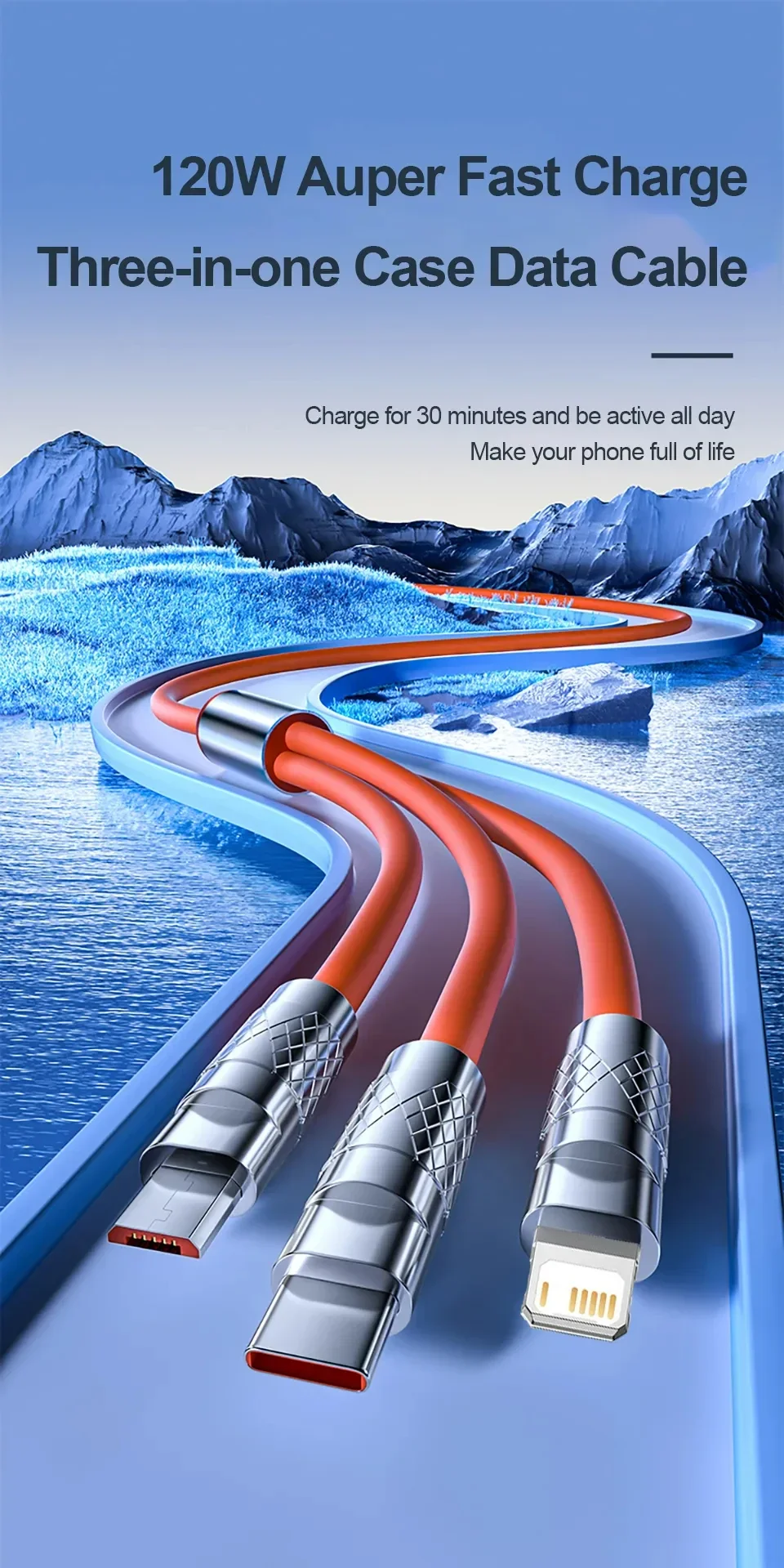 6A 120W 3 In 1 Fast… - image