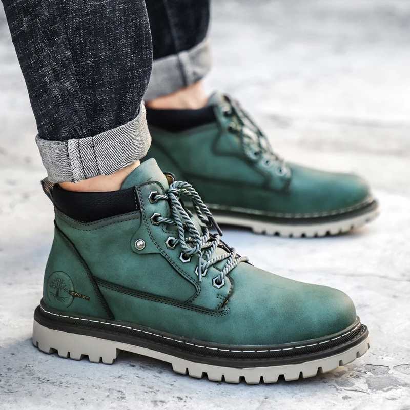 Brand Men Super Warm Snow Boots Winter Men's Ankle Boots Waterproof Short Boots Outdoor Sneakers Autumn Men's Motorcycle Boots