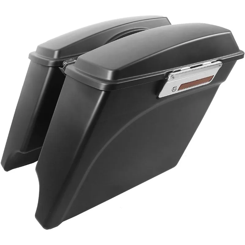 

XFMT 5" Stretched Hard Saddlebags Compatible with Harley Touring Models ,Electra Glide,Ultra-Classic 1993-2013 & Softail DYN