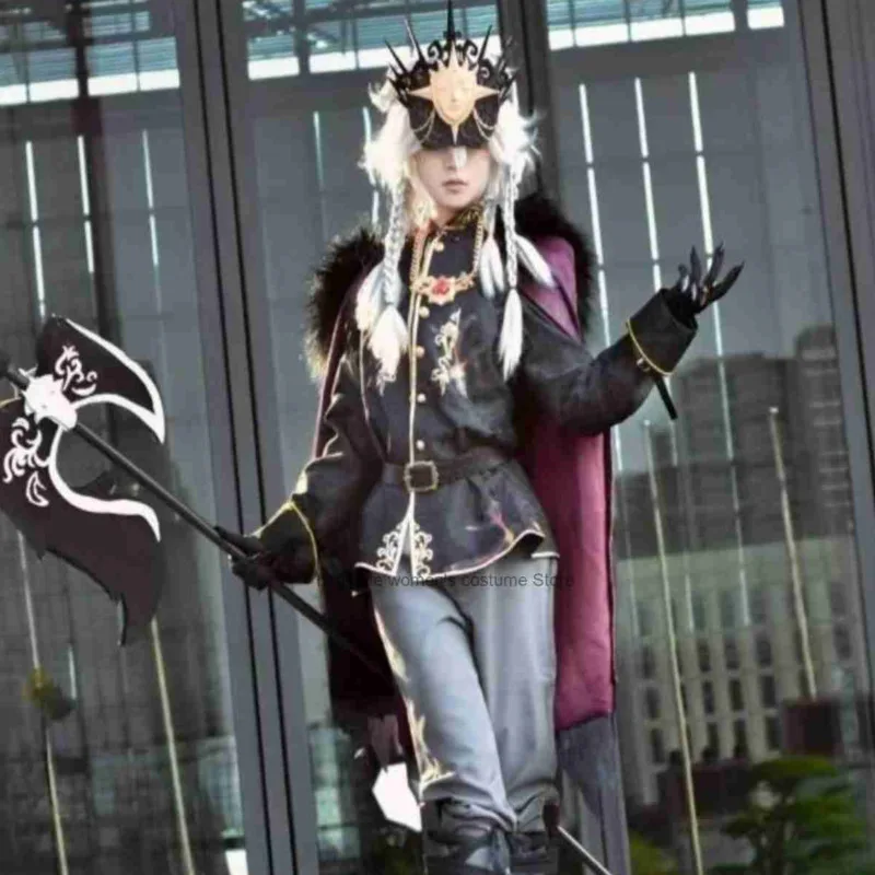 

Identity V Cosplay Ithaqua Gold Skin Fashion Game Suit Handsome Uniform Cosplay Costume Halloween Party Role Play Outfit