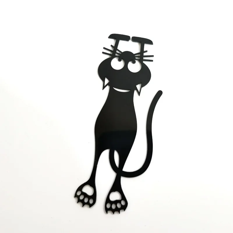 1Pc Cute Black Cat Bookmark Bookmark Reading Book Mark Stationery School Office Supply Student Gifts