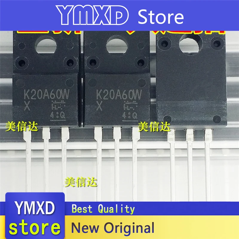 10pcs/lot New Original Genuine K20A60W 20 A600V field-effect Tube TK20A60W TO-220F In Stock In Stock