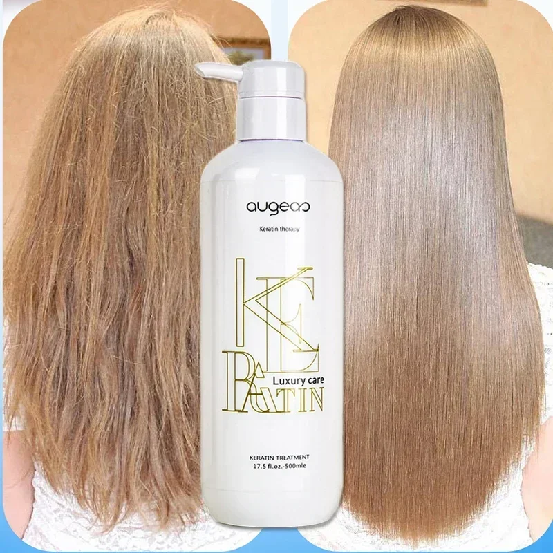 

500ml Keratin Hair Straightening Smoothing Treatment For Curly Frizzy Hair Care Wholesale Professional Hair Salon Products