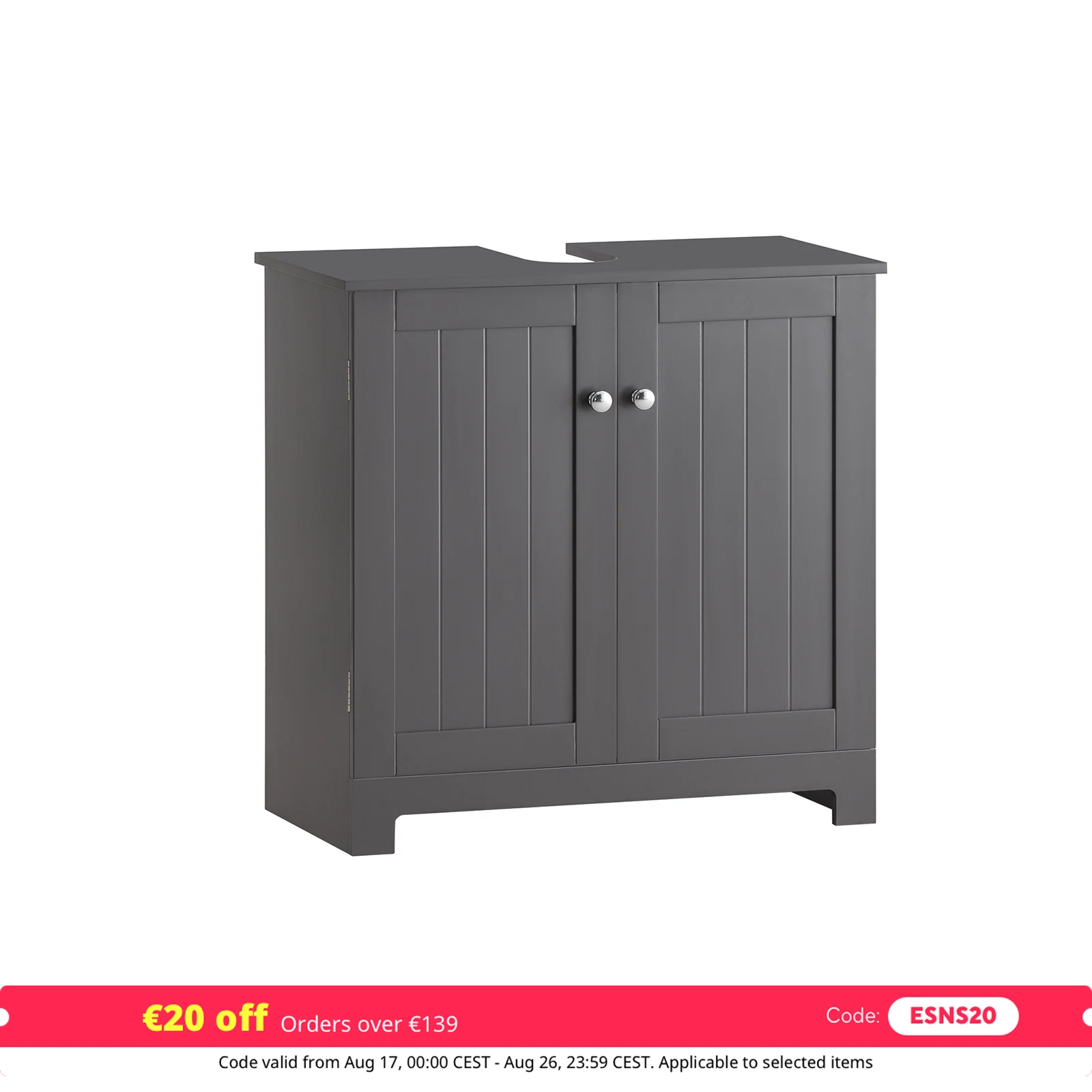 SoBuy BZR18 Waschbeckenunterschrank Badschrank Waschtisch Unterschrank Badmöbel  BHT ca: 60x60x30cm