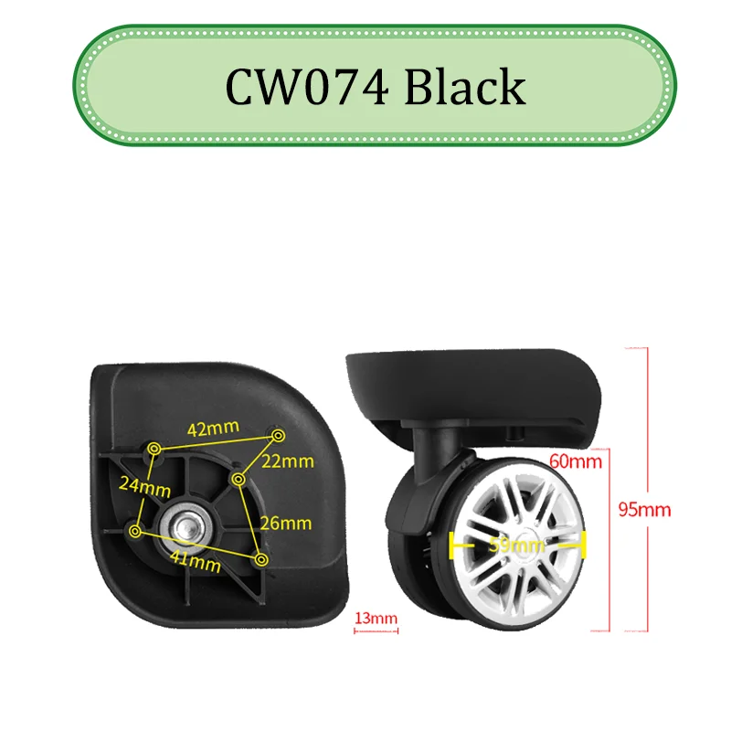 Suitable For ITO CW074 Trolley Box Wheel Universal Wheel Replacement Luggage Box Wheel Hub Boarding Chassis Wheel Hub Repair