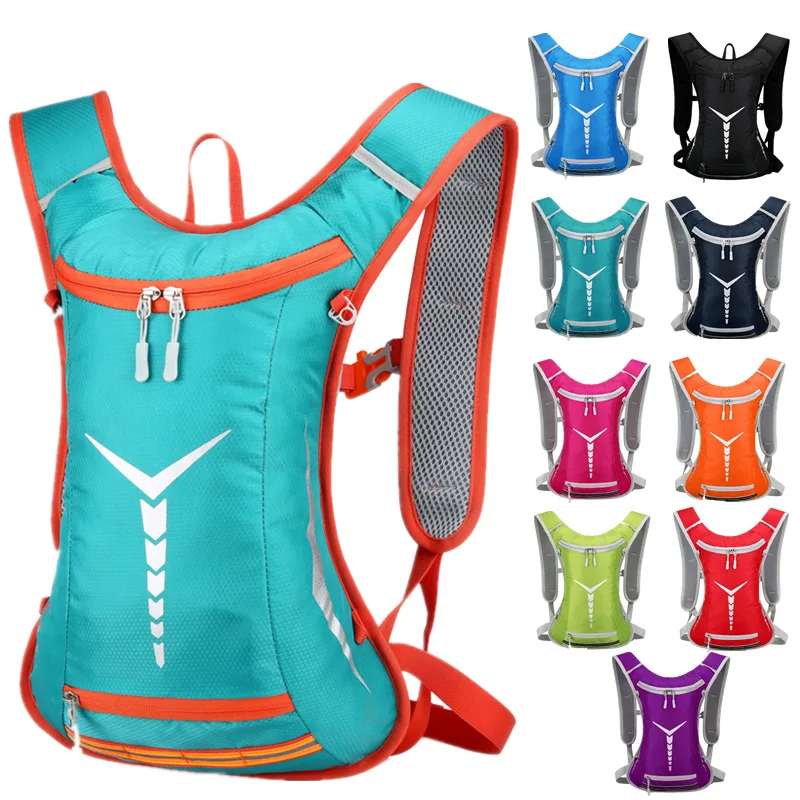 Outdoor colorful riding bag sports mountaineering cross-country fitness waterproof backpack