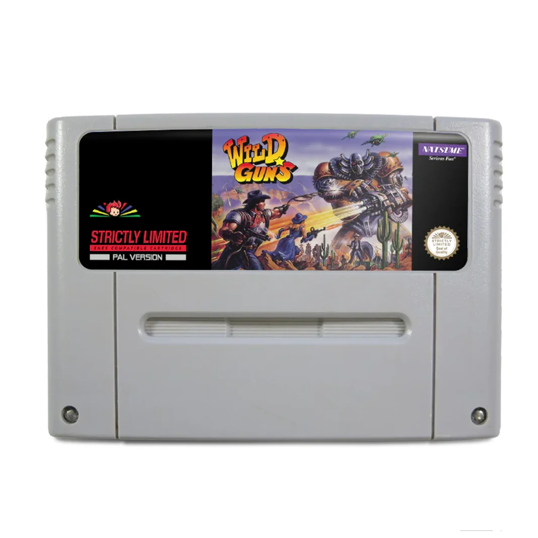 

16Bit Games ** WILD GUNS ( SNES PAL)Version!! )