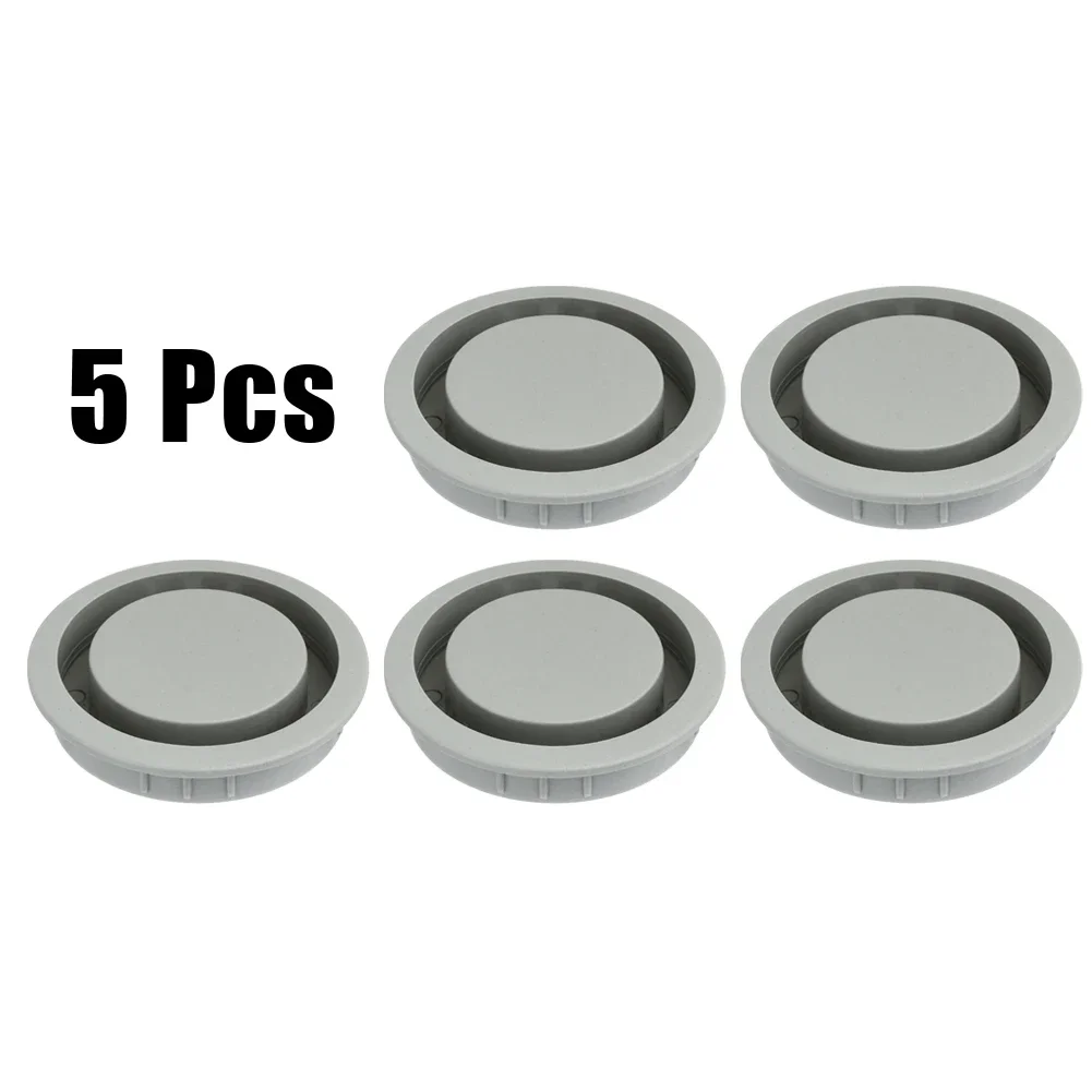 5pcs Air Vent Closet Wardrobe Vents Cover Shoe Cabinet Air Vent Ventilator Grille Round Vent Hole Heat Dissipation Cover