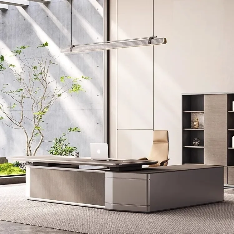 Chairman of Light Luxury Office Desk, Manager of Large Class Office Desk, President with Advanced Office Sense