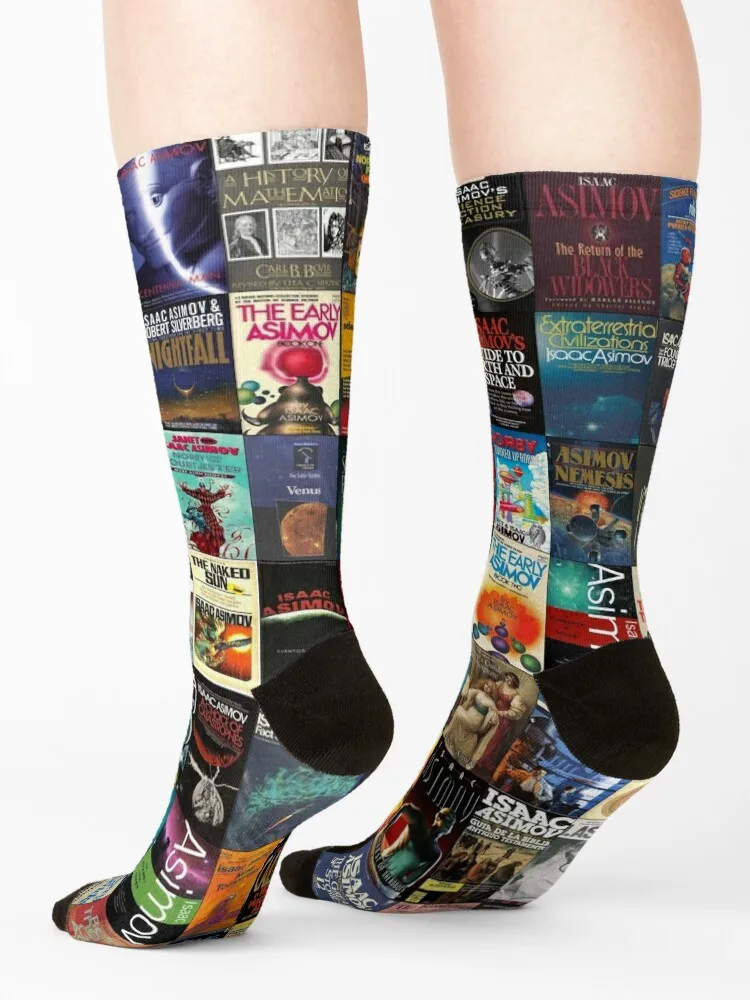 Isaac Asimov Socks Men's floor Running Stockings compression Men's Socks Luxury Women's