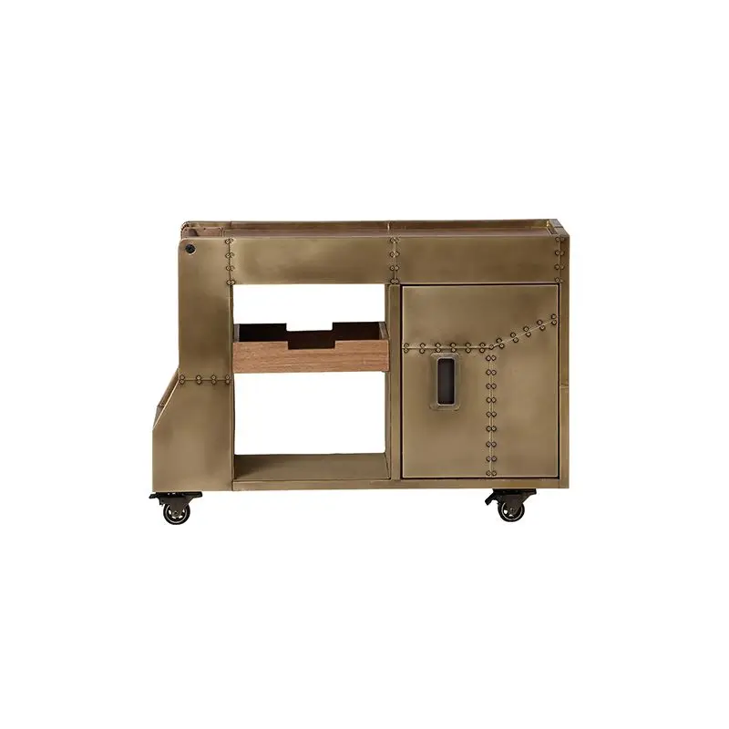 

retro mobile side table, corner storage side cabinet, home modern living room, bedroom removable, coffee table wine cabinet