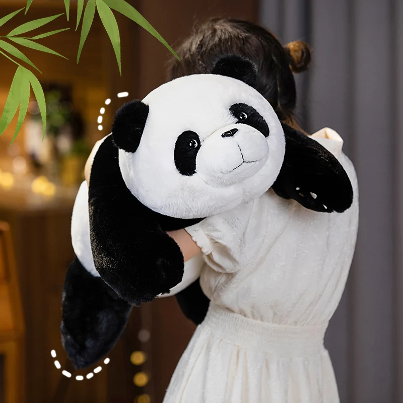 

Cute National Treasure Giant Panda Plush Toys Doll Stuffed Lifelike Zoo Panda Exquisitely Comfort Enthusiasts for Girls Gifts