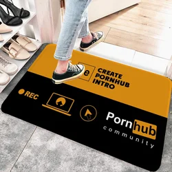 Porn hub Front Floor Mat Bathroom Mat Kids Room Bedroom Decoration Balcony Anti-Slip Doormat Living Room Bedside Area Rugs