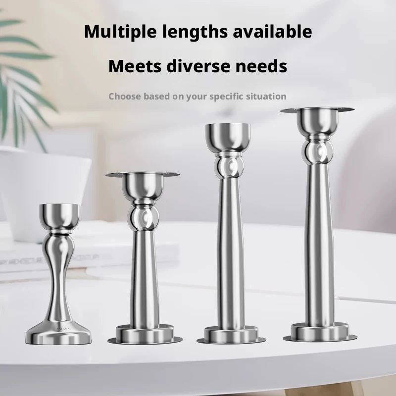 Heavy Duty Stainless Steel Magnetic Door Stopper, Powerful Magnetic Catch Doorstop for Home Bedroom Use