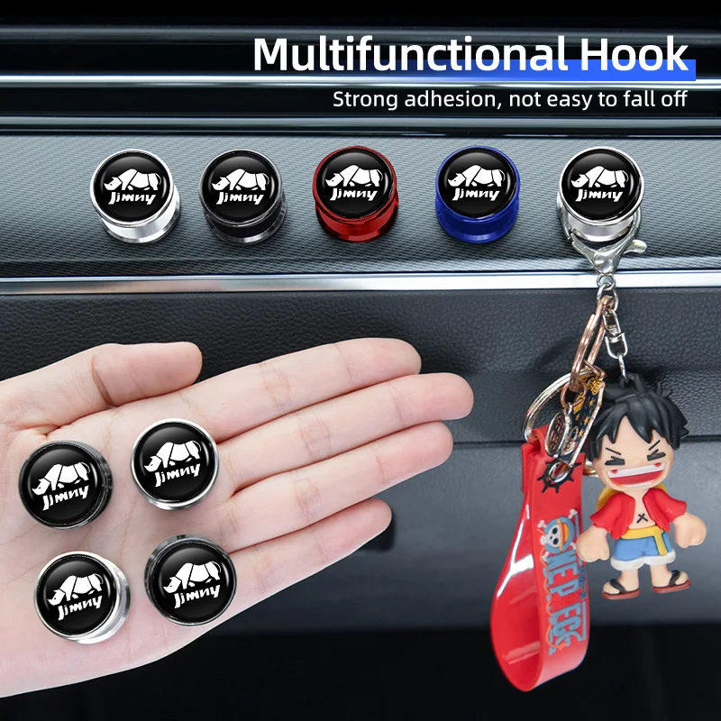 Mini ganchos para coche, soporte de almacenamiento, Cable USB, gancho para llave de auriculares, accesorios para automóviles para Suzuki Grand Vitara SX4 Swift Jimny Kizashi Lian
