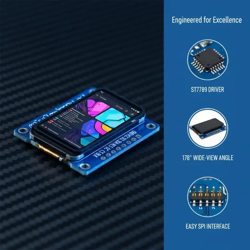 1.47 inch TFT IPS HD Display Screen LCD Module 172*320 SPI interface ST7789 driver 172X320 1.47