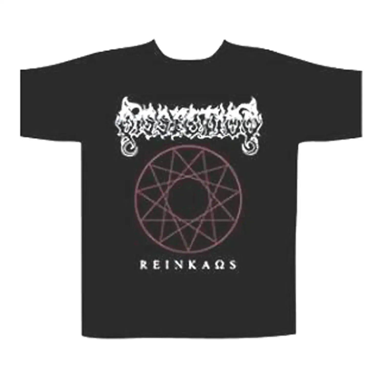 Dissection Reinkaos Official Merchandise Band T Shirt Size XL vintage Washed Comfortable Versatile graphic Slightly fashion