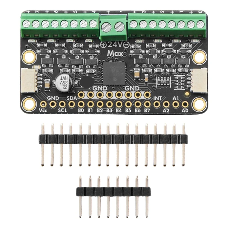 i2c対応8チャンネルソレノイドドライバーボードdt98-6318-mcp23017-8x-mosfet-stemma-qt-qwiic-arduino-raspberry-pi用