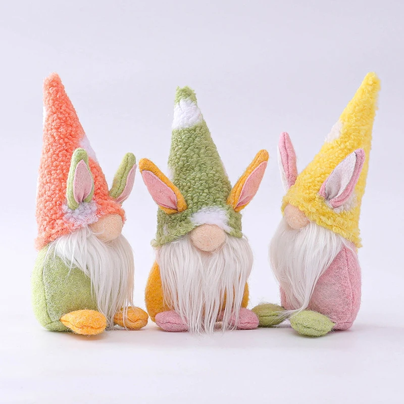 

1pc Christmas Cute Faceless Gnome Rabbit Doll Handmade Home Decoration Hanging doll birthday Party Decor Ornaments Kids Gifts