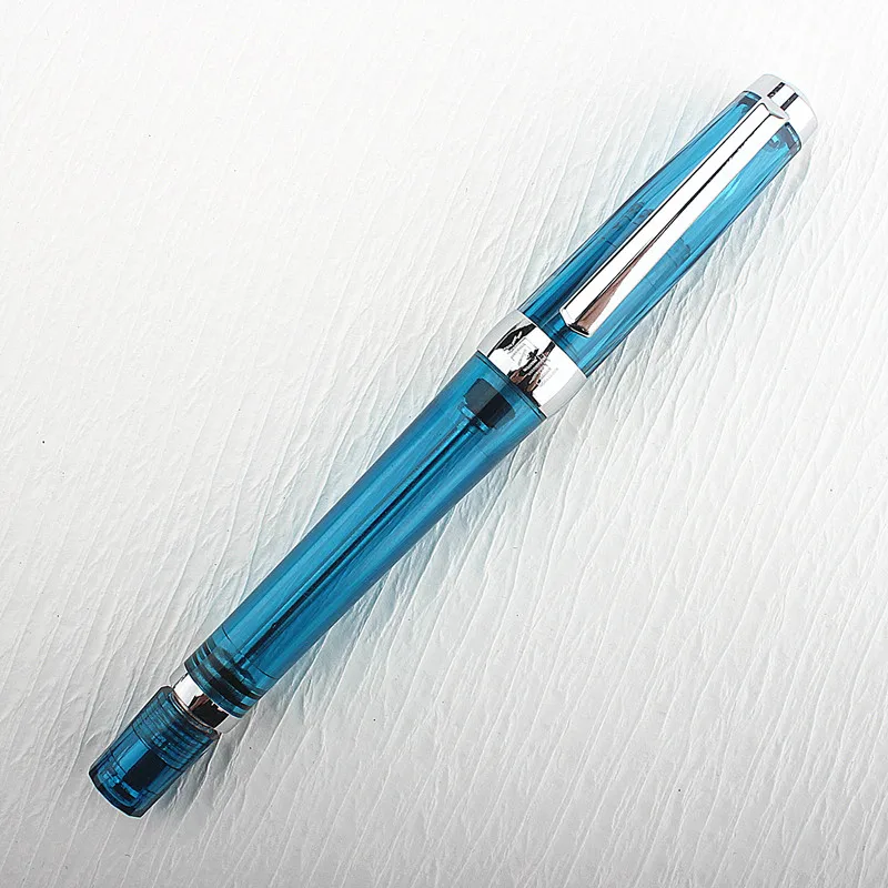 Luxus qualität Yong Sheng Füll federhalter Vakuum füllung Spin transparent ef/f Feder Unterdruck Tinte Farb stift – Detail 3