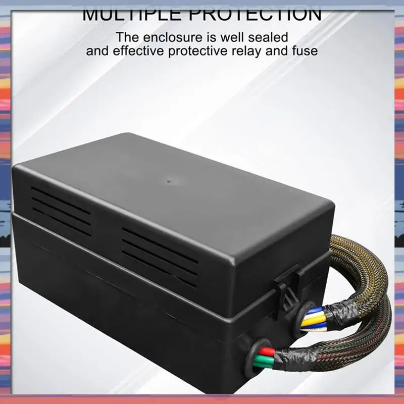 AFBC Fuse And Relay Box Block Truck 12V Fuse Relay Box Pre-Wires 5Pin 40A ATC/ATO 15 Fuses