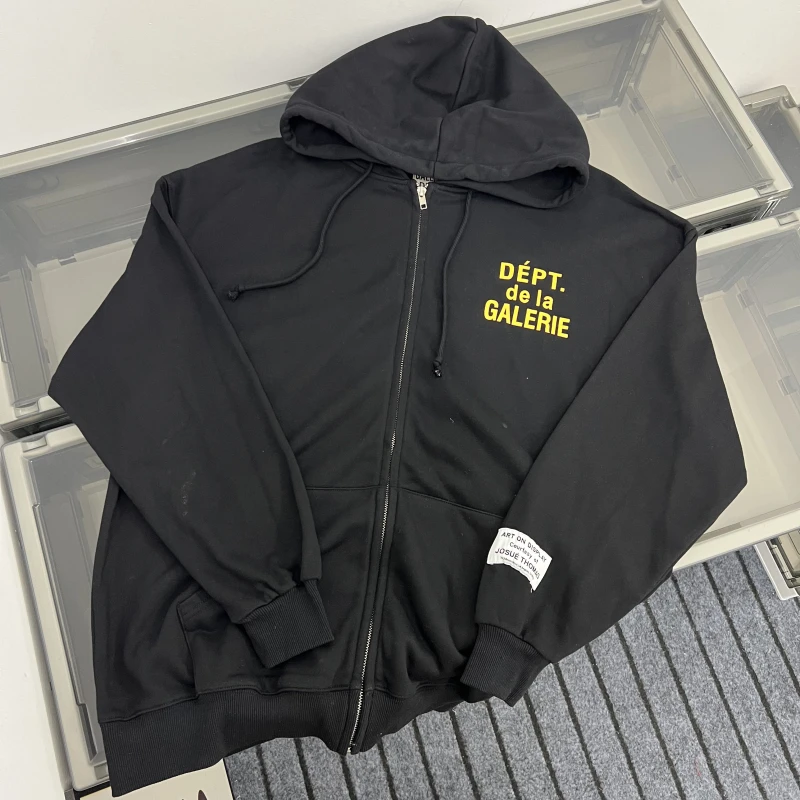 American High Street Hip Hop Loose Sweatshirt Unisex Zipper Hoodie Fashionable All-Match Casual Coat for Men And Women