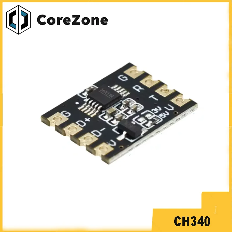 CP2102/CH340 module USB to TTL serial port UART module brush machine download bonding wire patch type sink gold plate