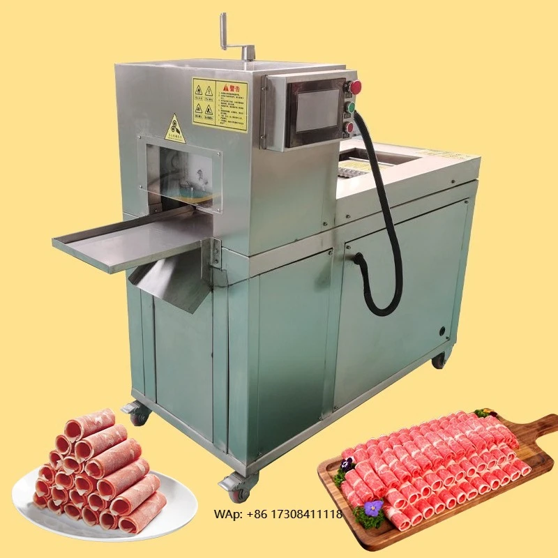 Factory direct sales frozen meat slicer/precision frozen meat slicer/meat cutting machine