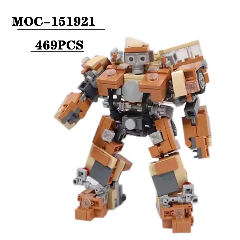 

New MOC-151921 Compatible Car Mecha Building Blocks Toy Car Character Model 369PCS Kids Birthday Christmas Toys Gift Decoration