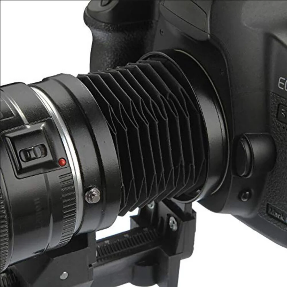 FOTGA Tubo de Extensão Macro Lente Fole Para Canon EOS EF Câmera 5DIII 70D 700D 1100D DSLR e Mais para Fotografia Digital SLR