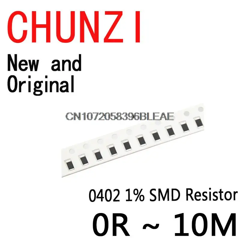 

10000PCS 0402 1% SMD Resistor 0R ~ 10M 1/16W 0 1 10 100 150 220 330 Ohm 1K 2.2K 10K 100K 0R 1R 10R 100R 150R 220R 330R 1M 4.7K