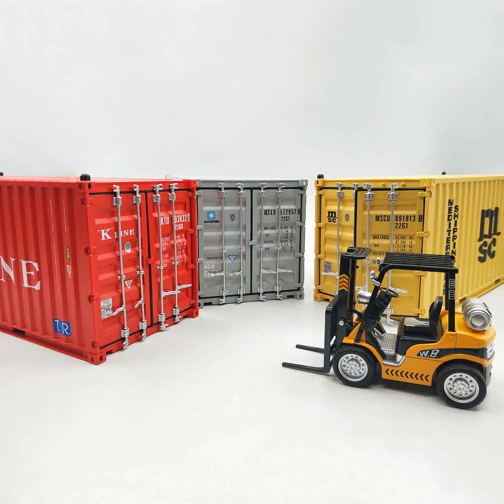 1:20 Scale Container Model Plastic Toy Shipping Container Model for Collection Gifts Ornaments Collectible Display Souvenir Show