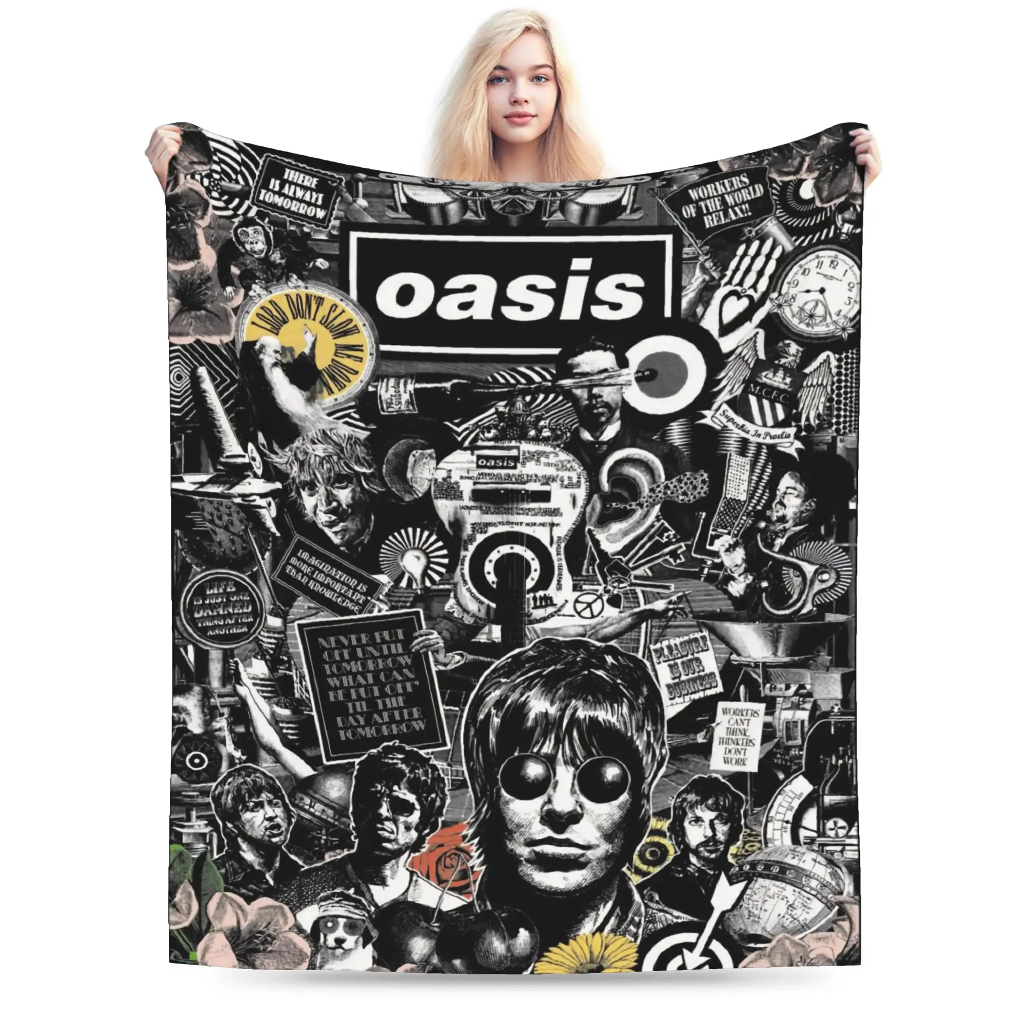Blankets Quality Warm Soft O-Oasis-Band Bedding Throws Winter Travel Couch Bed Comfortable Bedspread